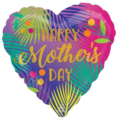 Happy Mother's Day 18" Foil Balloon UNPACKAGED