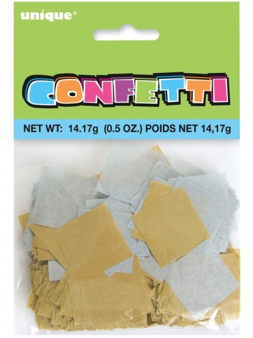 Gold/Silver Paper Confetti 14g