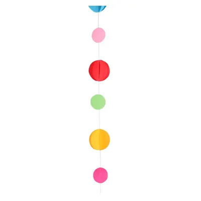 Primary Colours Circle Twirlz Balloon Tail