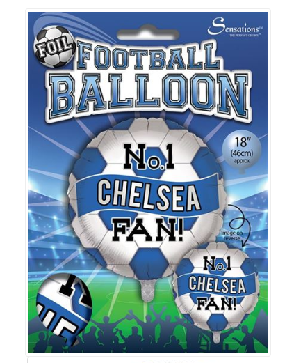 Chelsea No. 1 Soccer Fan 18" Foil Balloon
