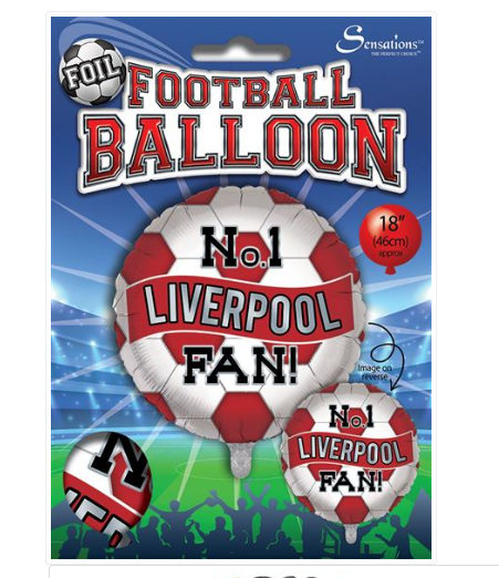Liverpool No. 1 Soccer Fan 18" Foil Balloon