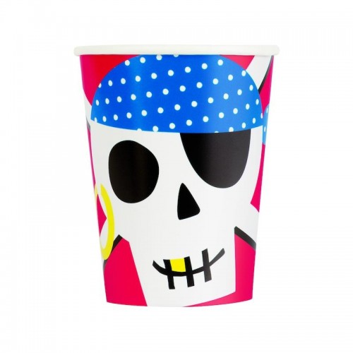 Ahoy Pirate Party Cups 8ct