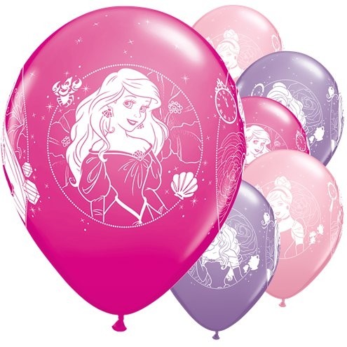 Princess Dreaming - Disney -  11" Latex Balloons 8Ct