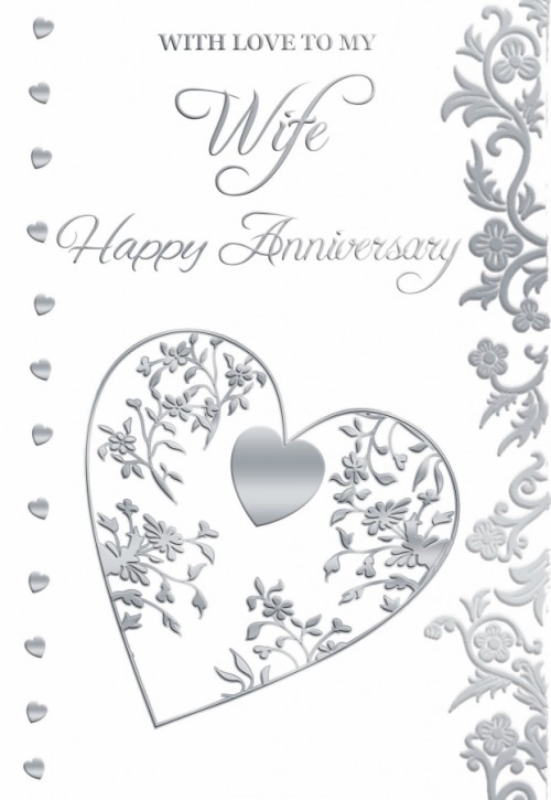 On Our Anniversary - With Love To My Wife - Pack Of 12