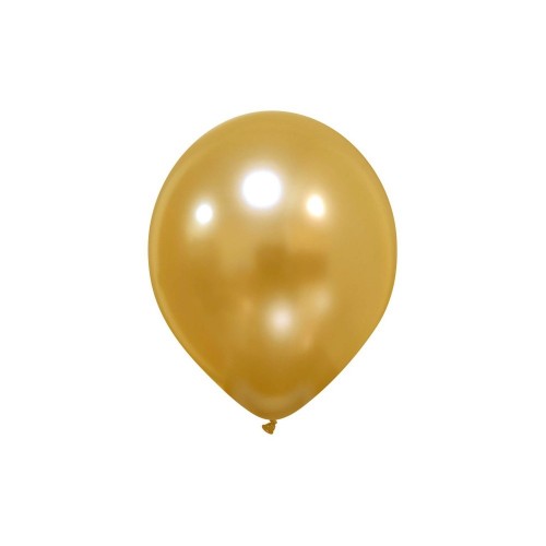 Rich Gold Premium Metallic Cattex 5" Latex Balloons 100ct