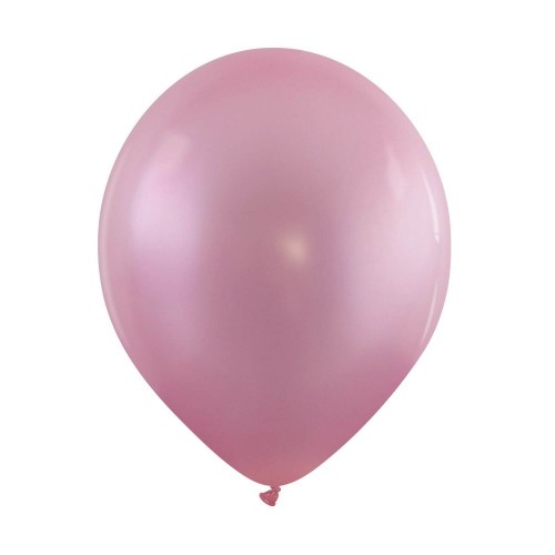 Cattex Fashion Metallic 12" Rose Latex Balloons 100ct