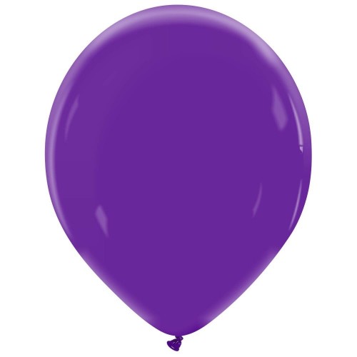 Royal Purple Superior Pro 14" Latex Balloons 50Ct