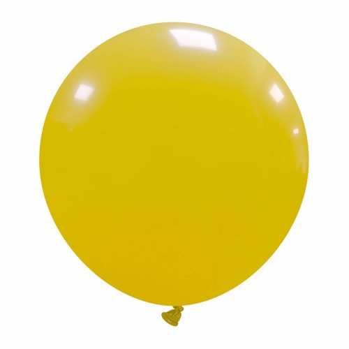 Dark Yellow Standard Cattex 19" Latex Balloons 25ct