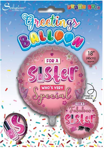 Special Sister 18" Foil Balloon