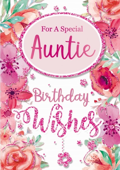 Happy Birthday - Auntie - Pack Of 12