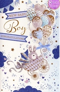Baby Boy - Your New Baby Son - Pack Of 12