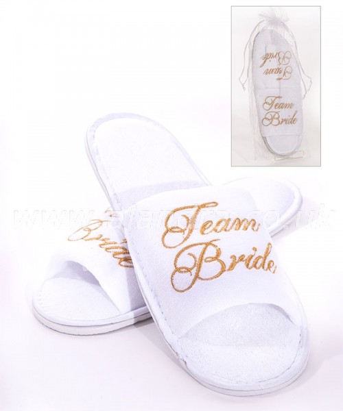 Spa Slippers for Team Bride (1 Pair)