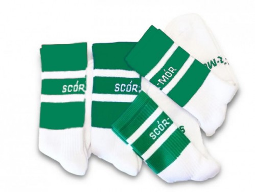GAA Scór-Mór Midi Socks - Size Small 12-2 Green