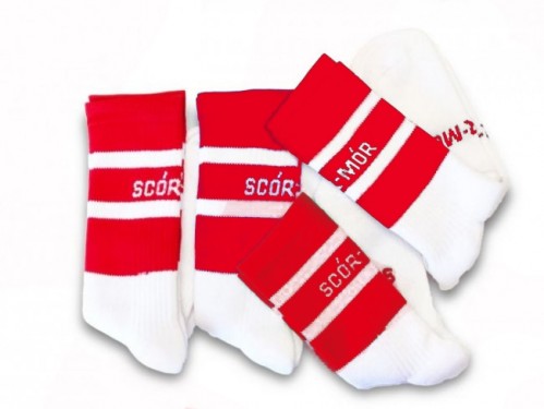 GAA Scór-Mór Midi Socks - Size Small 12-2 Red