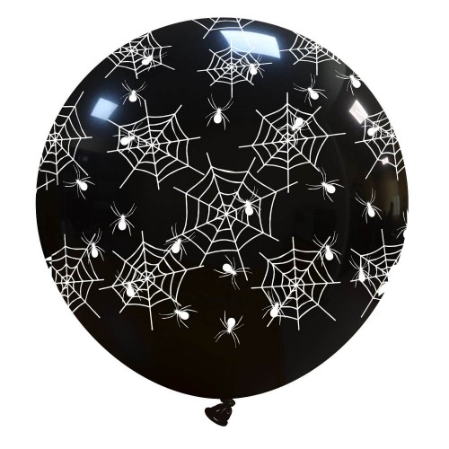 Spider Web Halloween Superior 32" Latex Balloon 1Ct