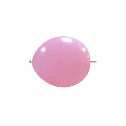 Superior Pink 6" Linking Balloons 100Ct