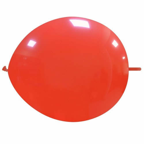 Superior 12" Light Red Linking Balloon 50Ct