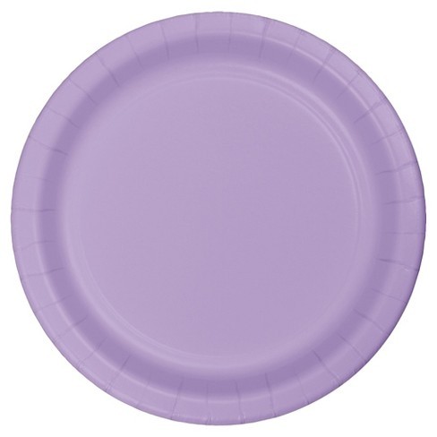 Lavender 9" Round Plates 16ct