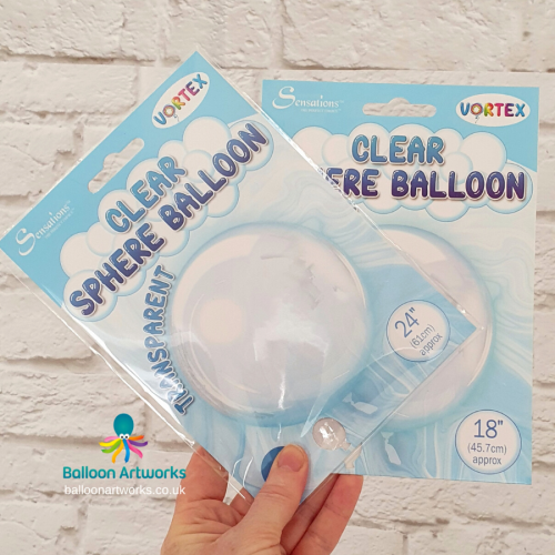 Vortex Clear 24" Sphere Balloon (Single Package)