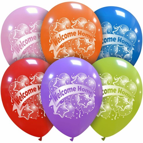 Welcome Home 12" Latex Balloons 25Ct