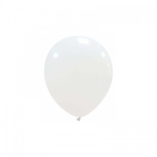 White Standard Cattex 5" Latex Balloons 100ct