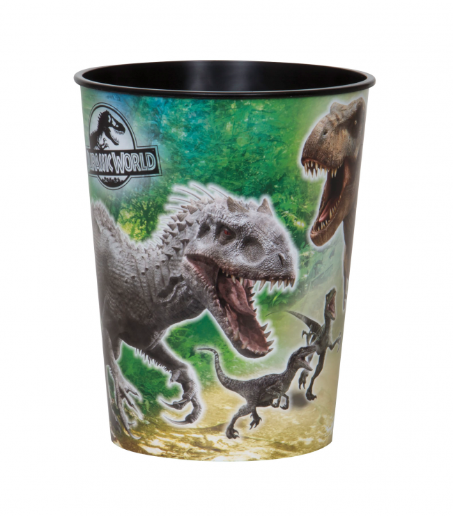 The Jurassic World 12x Plastic Reusable Cups 16oz Birthday Party Supplies 