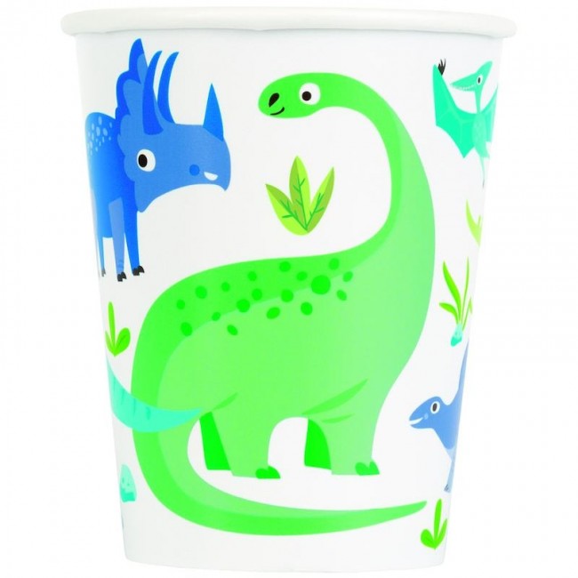 8ct 9oz Dinosaur Party Cups