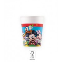Mickey Rock the House Paper Cups 200ml 8ct