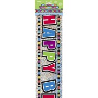 Happy Birthday Colours - Prismatic Banner 12Ft.