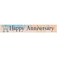 Happy Anniversary Banner (Prismatic 12ft)