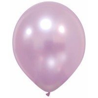 Superior 12" Metallic Pro Soft Pink Latex Balloons 100ct