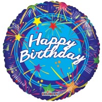 Happy Birthday 18" Foil Ballon (Packed)