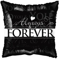 You & I Always and Forever 18" Foil Ballon (Packed)