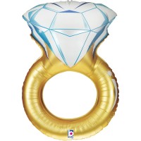 Wedding Ring 34" Supershape Foil Balloon
