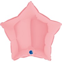 Star 18" Matte Pink Foil Balloon GRABO