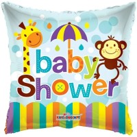 Baby Shower Pillow 18" Foil Ballon (Packed)