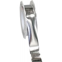 2" Metalized Silver Ribbon Franco Perro 75m