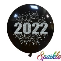 2022 Sparkle 24" Latex Balloon 1Ct