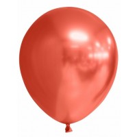 12" Mirror Balloons Red 10Ct