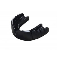 GAA Opro Snap-Fit Mouthguard For All Sports Adult - Jet Black
