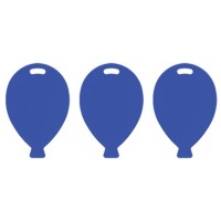 Balloon Shape Weights Primary Blue x100pcs