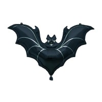 Black Bat 32" Supershape Foil Balloon