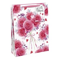 Roses Large Gift Bags 6ct