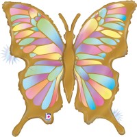 Opal Butterfly 24" Supershape Foil Balloon
