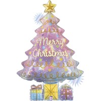 Opal Christmas Tree 39" Supershape Foil Balloon
