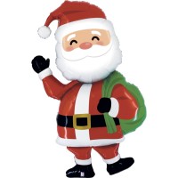 Special Delivery Santa 5 Foot Christmas Supershape Foil Balloon