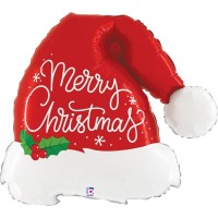 Christmas Santa Hat 41" Supershape Foil Balloon