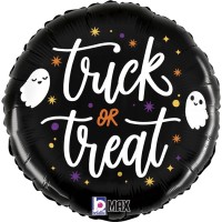 Trick Or Treat Ghosts 18" Foil Balloon