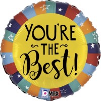 You're The Best Stars 18" Foil Balloon