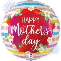 Mother's Day Strawberries 18" Foil Balloon